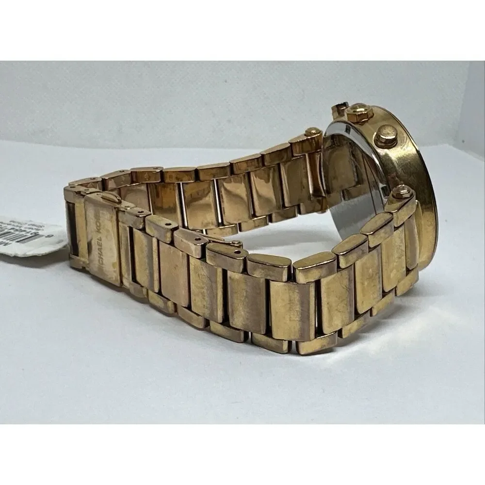 Michael Kors Parker MK5491 Women's Gold Stainless Steel Analog Dial Watch NUL35